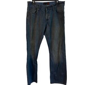 G by Guess Straight Leg Rolland Low Bootcut Jeans Size 34